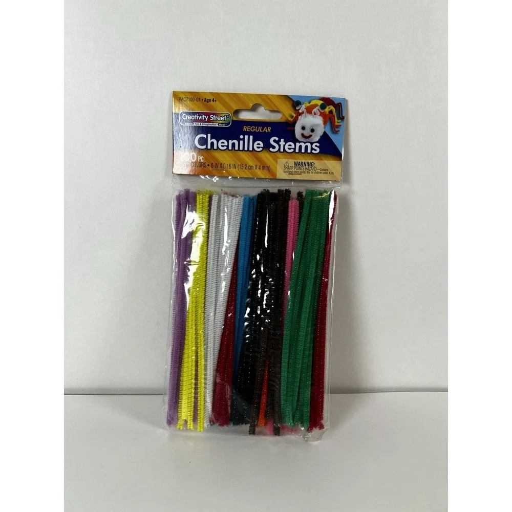 Creativity Street Pipe Cleaners | 100 Chenille Stems | 6